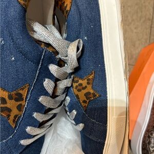 Blue Denim Women’s Sneakers